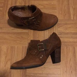 Clark’s heeled booties